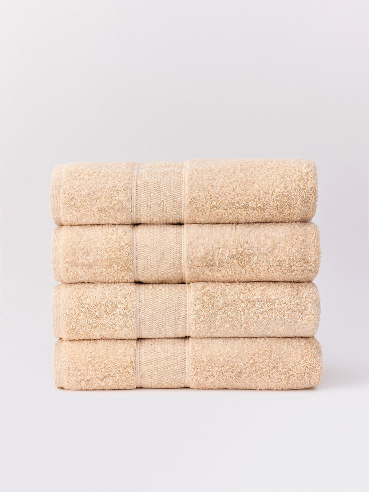 Plush Ritual Ultra Duo Set in Sand, Turkish cotton bath towels
