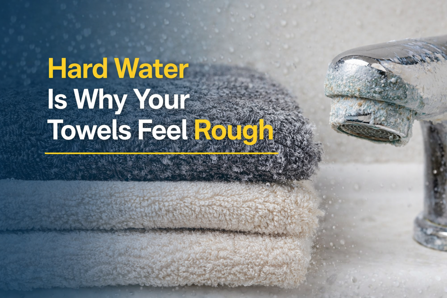 Hard Water Is Why Your Towels Feel Rough