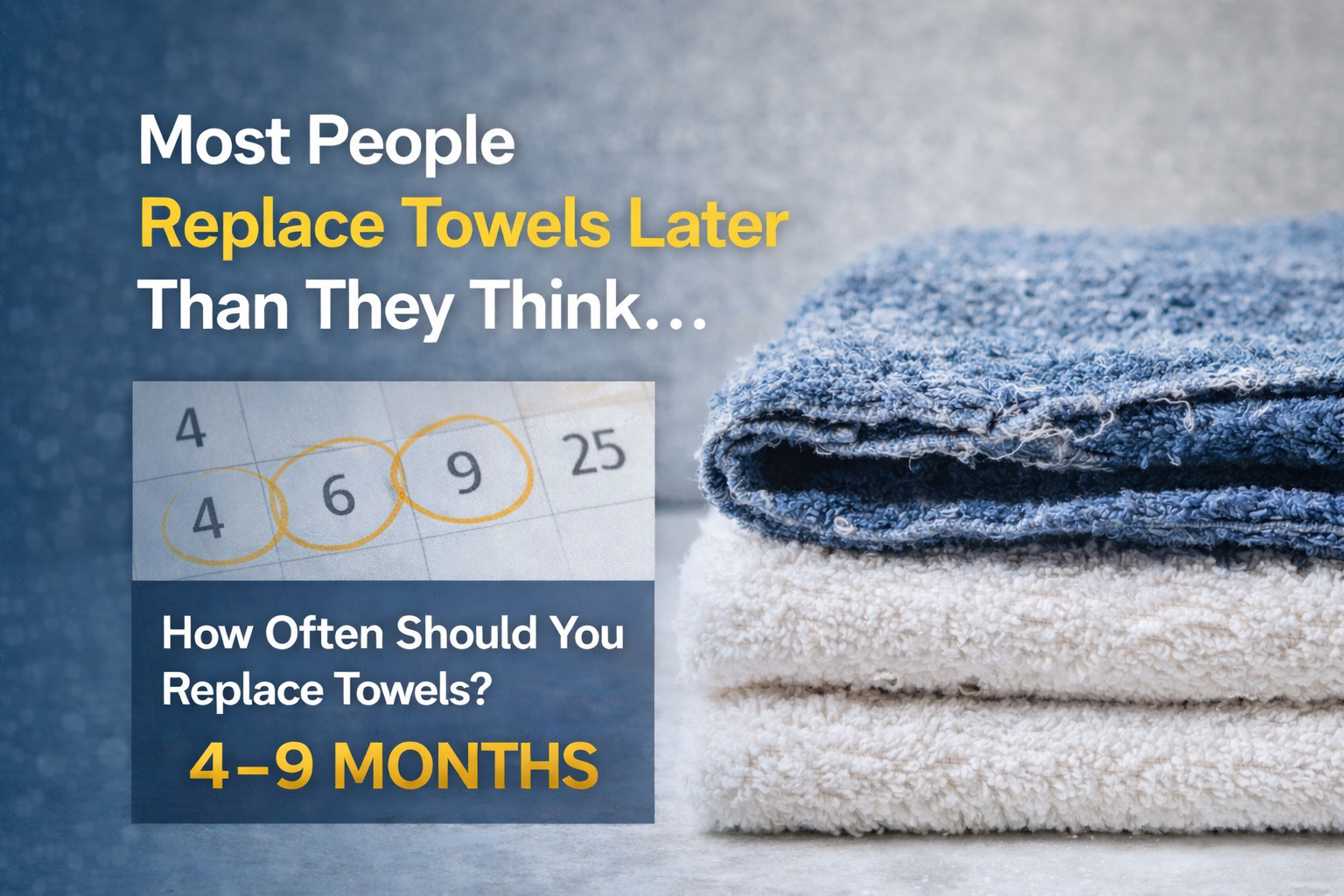 How Often Should You Replace Towels The Simple Guide