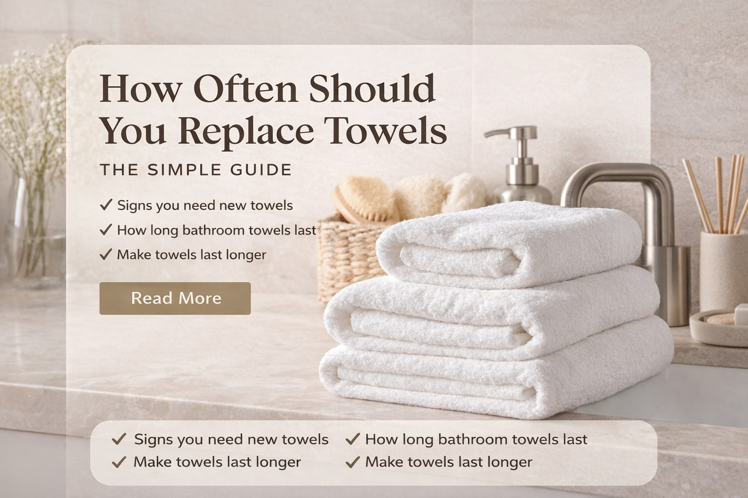 How Often Should You Replace Towels  - The Simple Guide